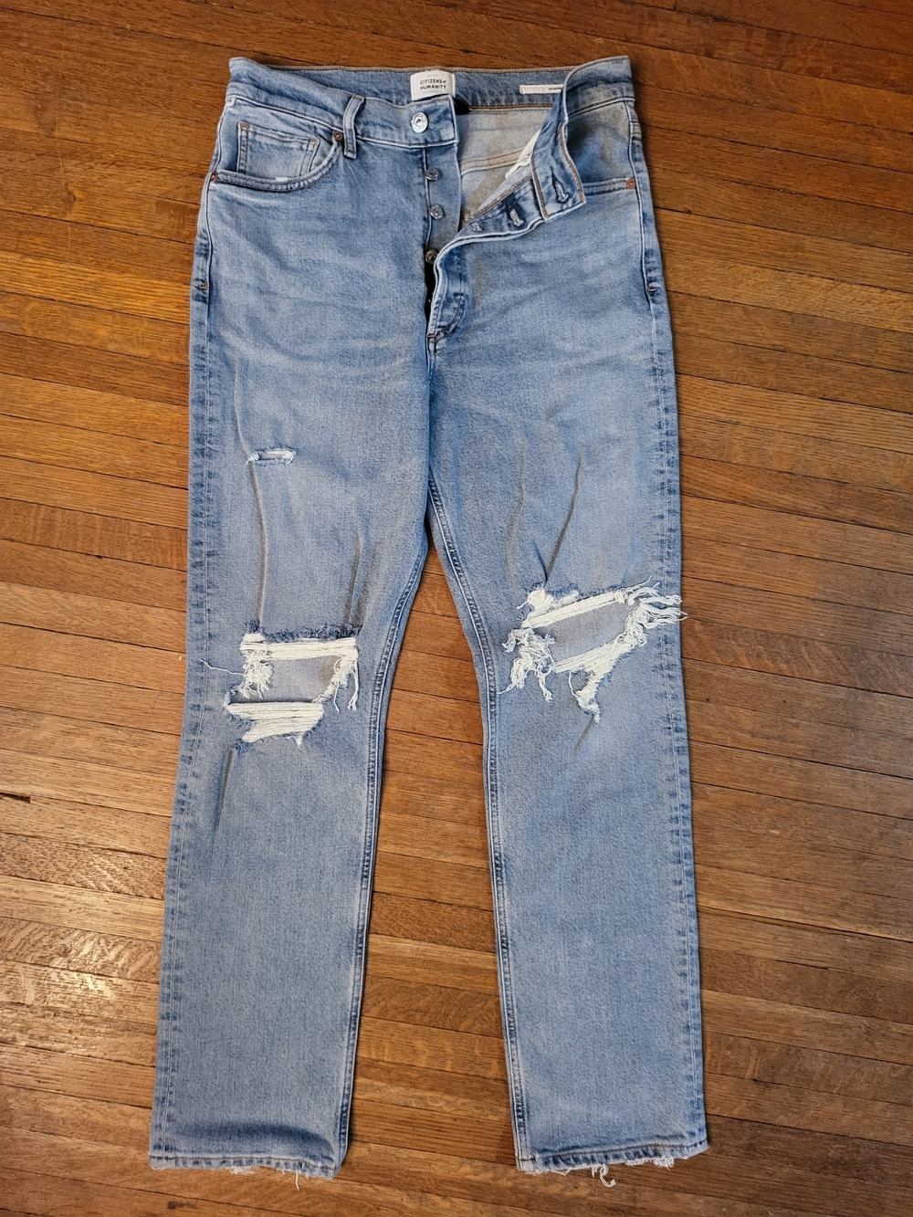 Citizens Of Humanity Sabine Light Blue Distressed Jeans